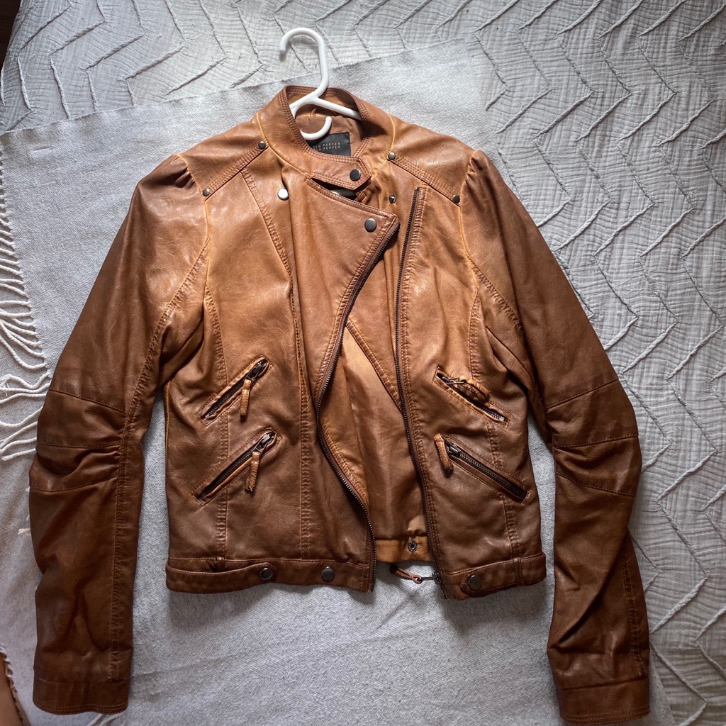 Never Worn, Leather Jacket - First Listing Purchase Was Cancelled By Purchaser